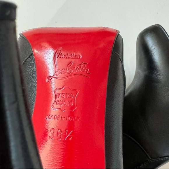Christian Louboutin ankle leather boots . - Picture 4 of 4
